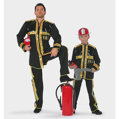 Carnavalskleding Brandweer kostuum voor kinderen