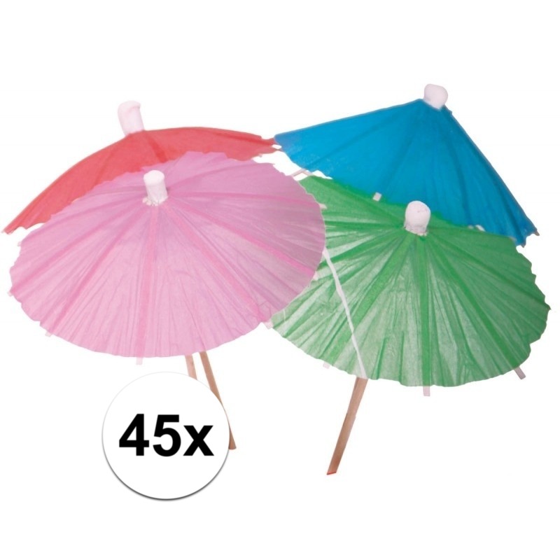 Cocktail parasols 45 x