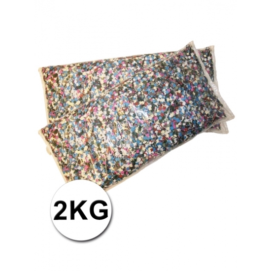 Feestartikelen Luxe confetti 2 kilo multicolor