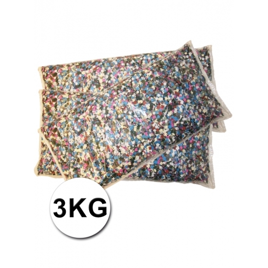 Feestartikelen Luxe confetti 3 kilo multicolor