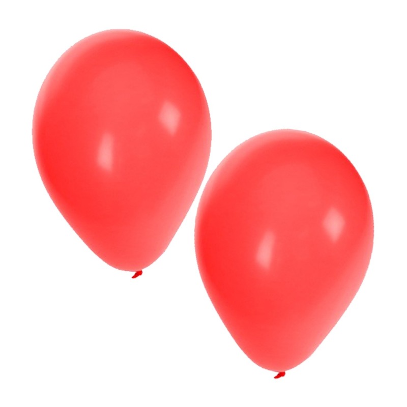 Feestartikelen Rode ballonnen 100 stuks