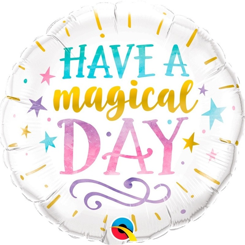 Have A Magical Day verjaardag folieballon 45 cm