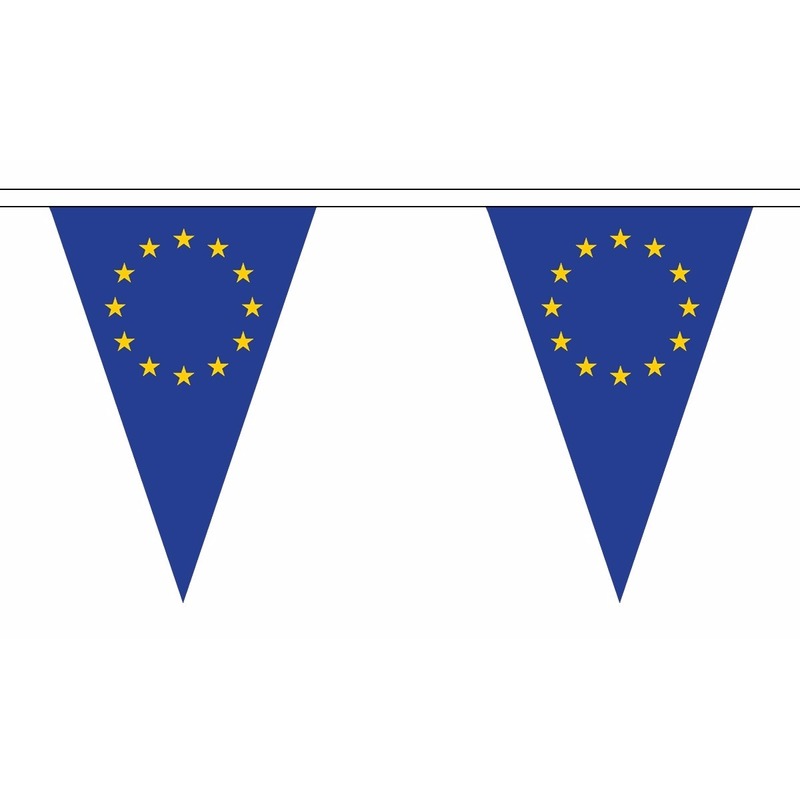 Landenversiering Europa vlaggenlijn 20 meter