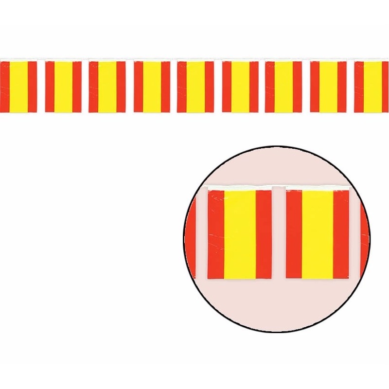 Spaanse versiering vlaggenlijn 50 m