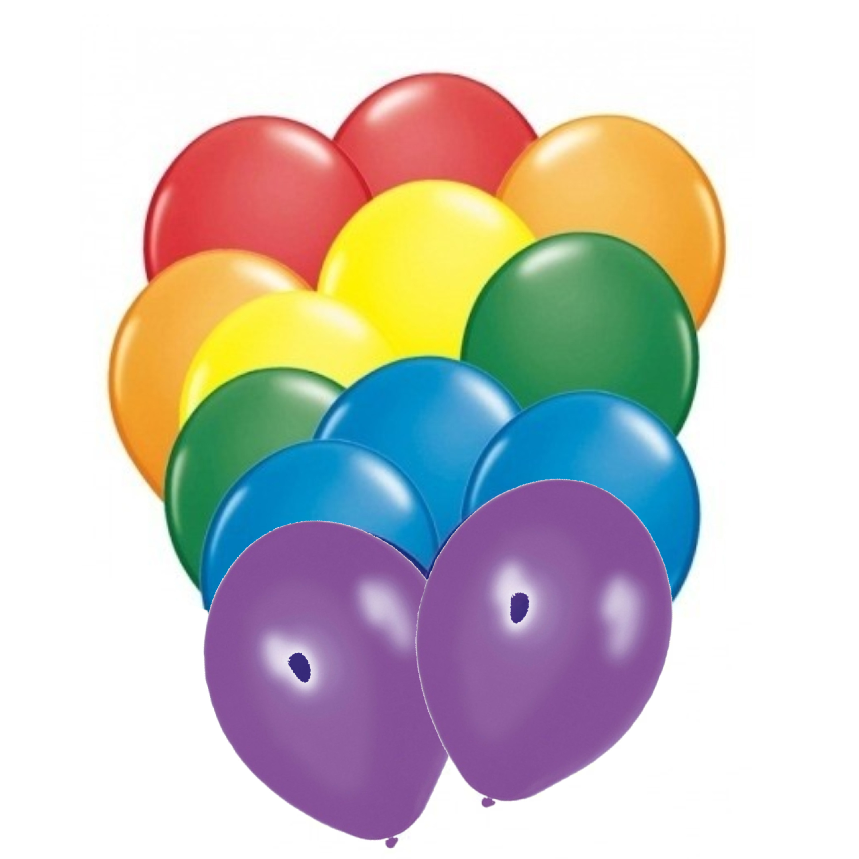 Voordelige regenboog ballonnen 30 stuks