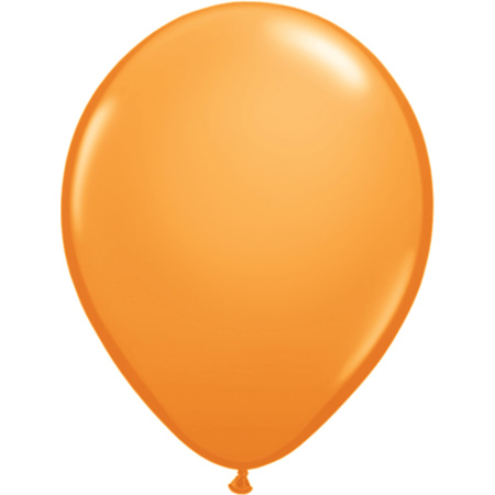 50x balloons orange and black