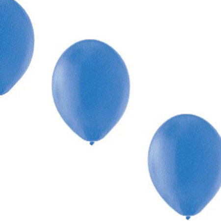 50x balloons black and blue