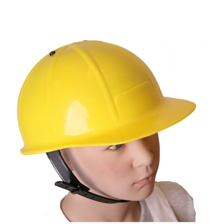Yellow Bob the Builder helmet