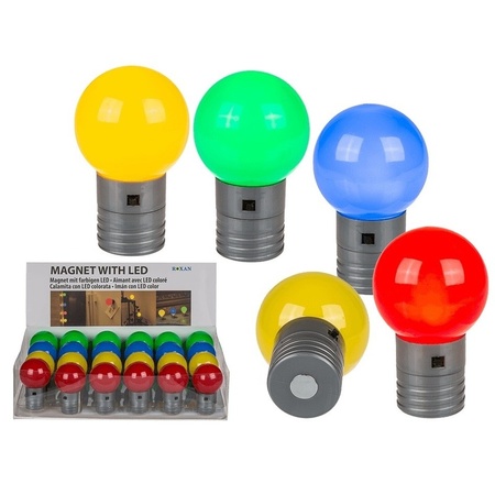 LED lamp magneten geel