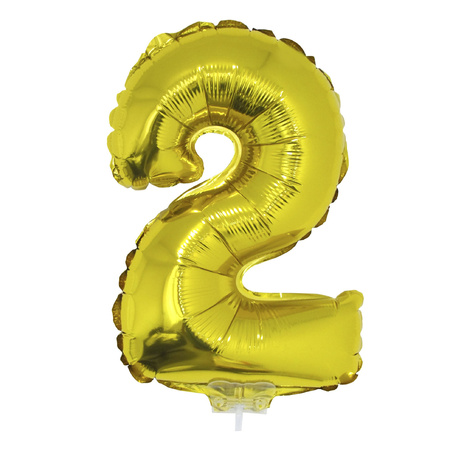 Gouden 20 jaar opblaasbaar ballon 41 cm