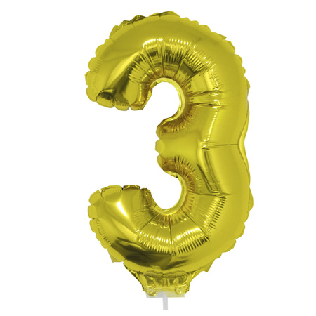 Gouden 30 jaar opblaasbaar ballon 41 cm
