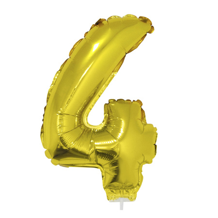 Gouden 45 jaar opblaasbaar ballon 41 cm