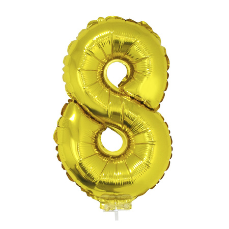 Gouden 85 jaar opblaasbaar ballon 41 cm