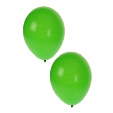Feestartikelen Groene ballonnen 300 stuks