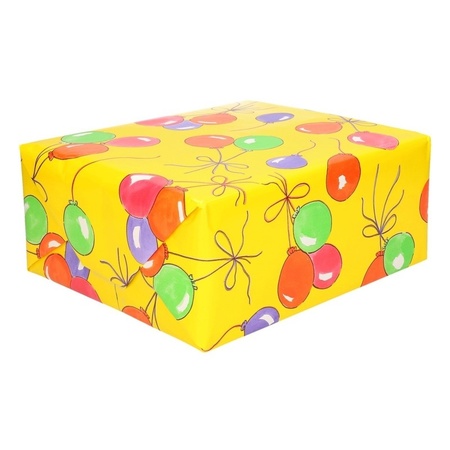 Wrapping paper with balloons 200 x 70 cm