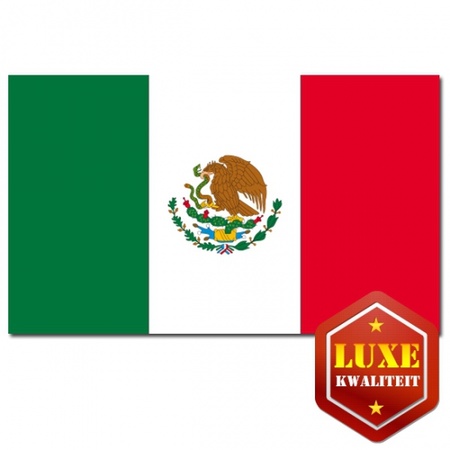 Feestartikelen Luxe vlag van Mexico