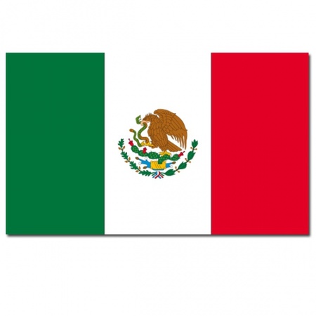 Feestartikelen Luxe vlag van Mexico