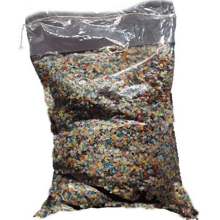 Voordeelverpakking feest confetti multikleuren 25 kg