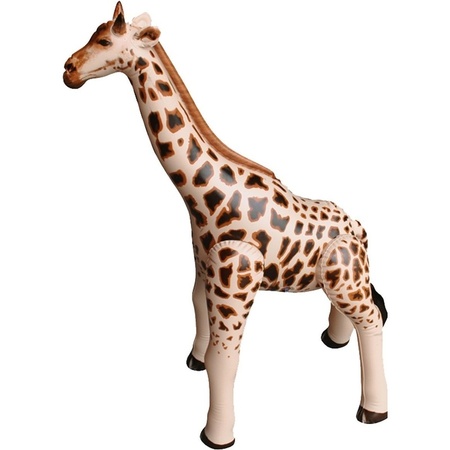 Opblaasbare giraffe 90 cm decoratie