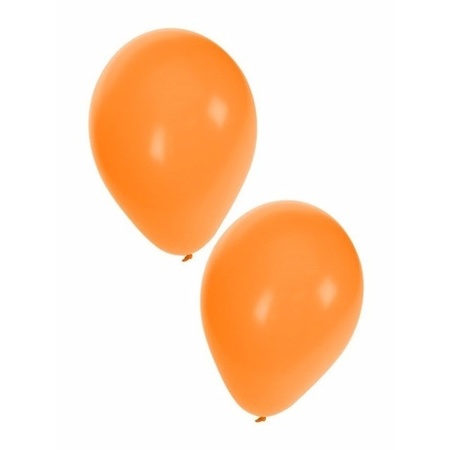 Orange balloons 200 pieces