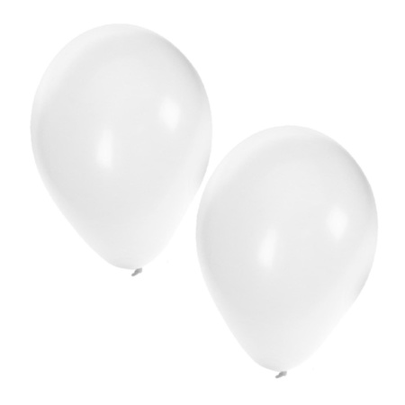 30x balloons white and light pink