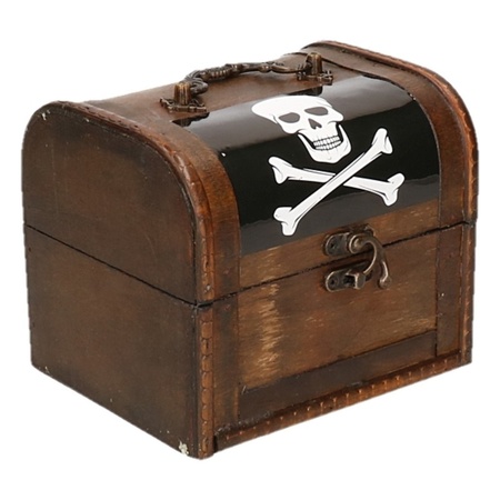 Pirate treasure chest 15 cm
