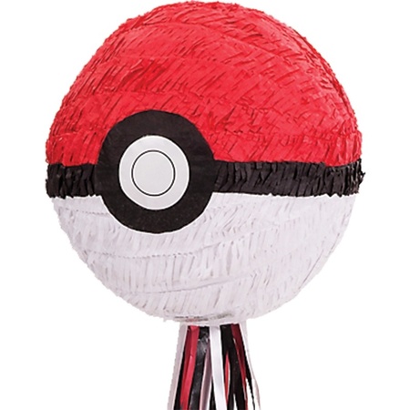 Pokemon ball pinata 50 cm set with stick and mask