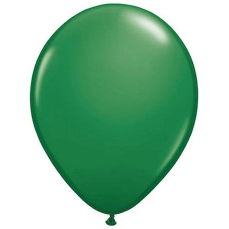 Feestartikelen Qualatex ballonnen groen 10 stuks