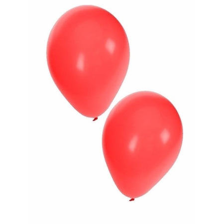 Feestartikelen Rode ballonnen 200 stuks