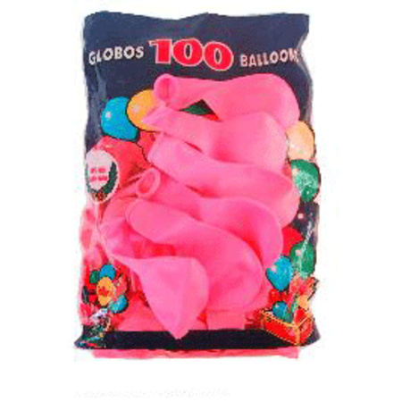Feestartikelen Roze ballonnen 100 stuks