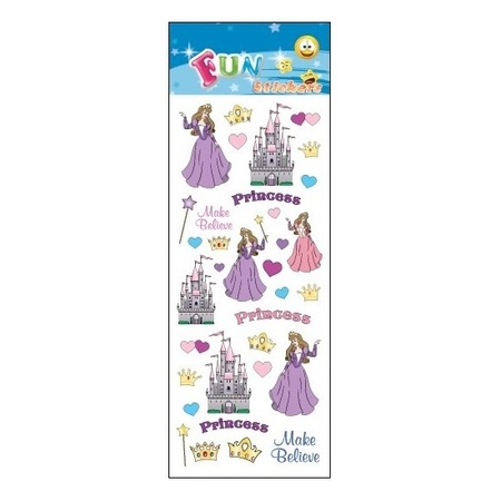 Sticker sheet princess castle