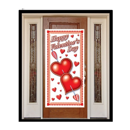 Valentijn decoratie poster 152 x 76 cm