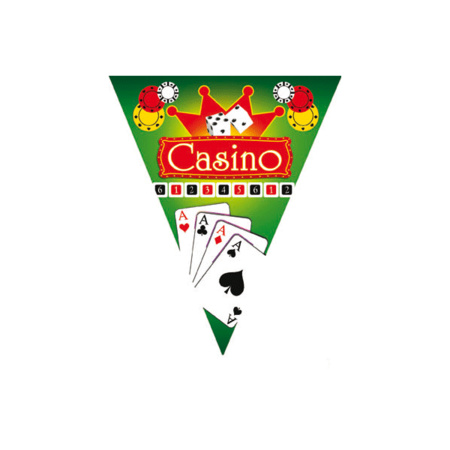 Decoratie vlaggenlijn Casino